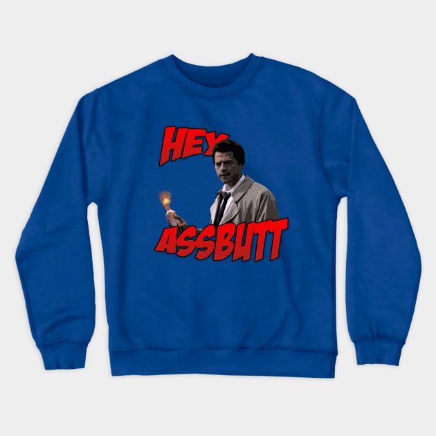 Cas-Butt Crewneck Sweatshirt by Jijarugen